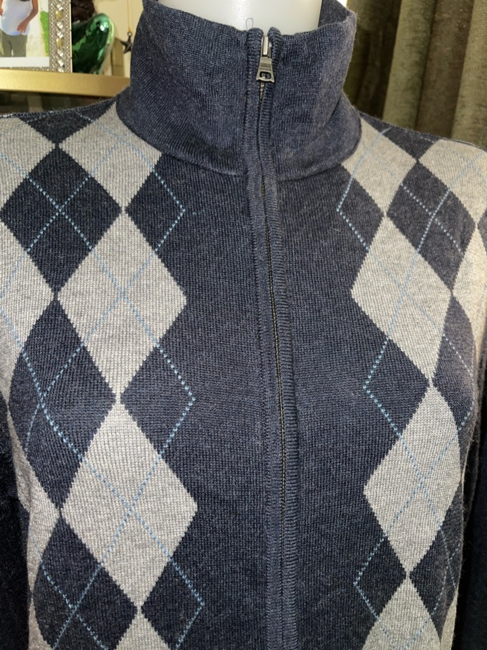 Banana Republic silk cashmere blend zip up cardigan Small - Picture 3 of 7